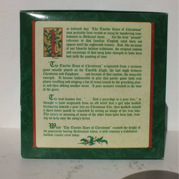 Dept 56 A Partridge in a Pear Tree 12 Days of Dicken's Christmas Figurine - 1995 - Picture 12 of 12